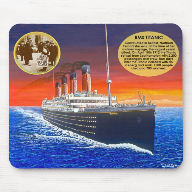New Titanic mouse pad (Front)