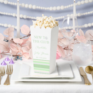 New To The Club Preppy Baby Shower Favor Box