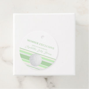 New To The Club Preppy Baby Shower Favour Tags