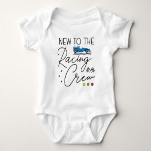 New To The Racing Crew - Racer Baby Bodysuit