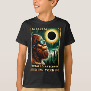 New Total Solar Eclipse York Bigfoot T-Shirt