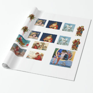 NEW! Traditional Christmas wrap for craft projects Wrapping Paper