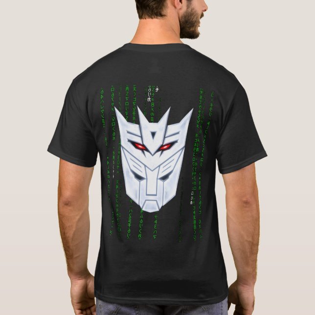 New Transformers 2x0064 MATRIX BLACK T-SHIRT (Back)