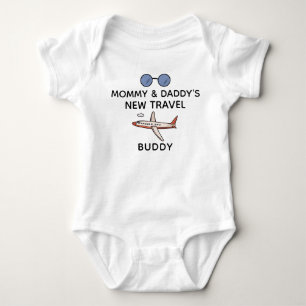 New Travel Buddy - Airplane Travel Baby Bodysuit