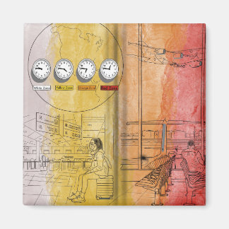 New Travel Routes Magnet