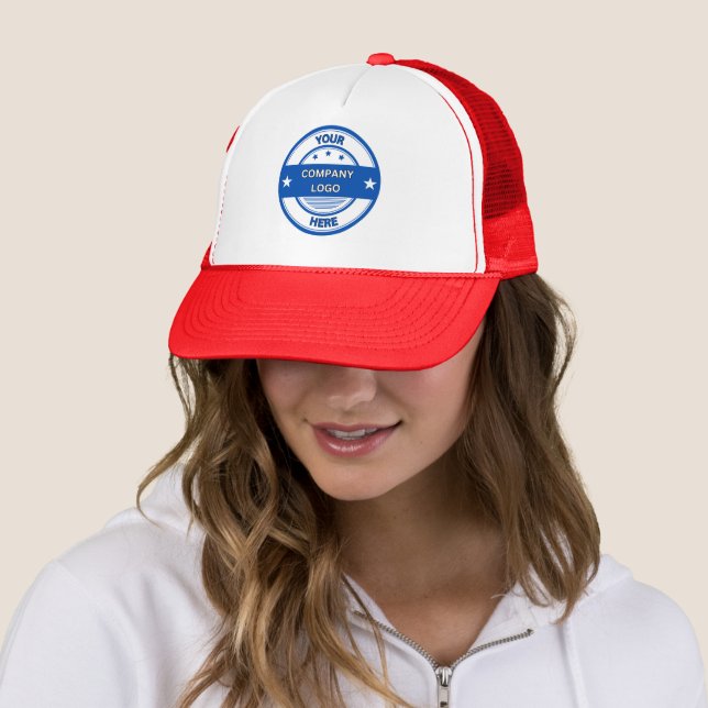 NEW! Trucker Hat - Red - Customize (In Situ)