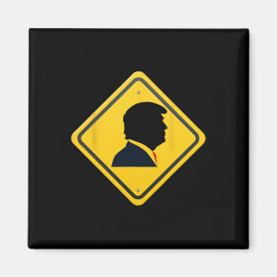 New! Trump Yellow Yield Road Sign - Trump Road Yie Magnet