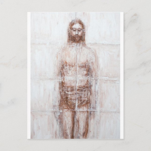 New Turin Shroud (Contemporary Realism Jesus) Postcard (Front)