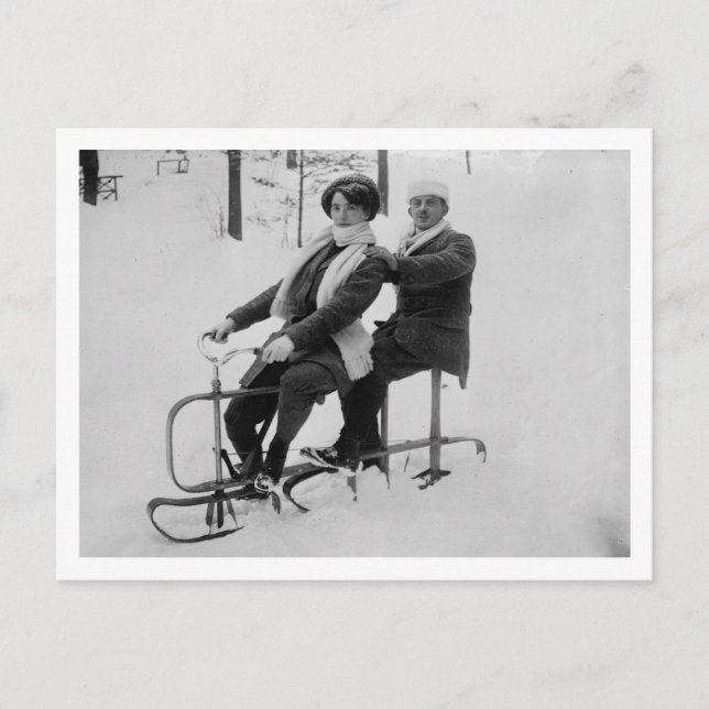 New Type Sled Postcard (Front)