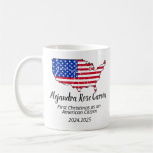 New U.S. Citizen – American Map Citizenship Day Coffee Mug