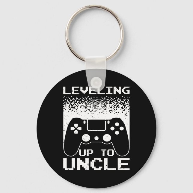 New Uncle For Men Boys Soon To Be Uncle Nephew Gam Keychain (Front)