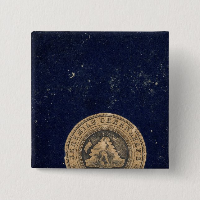 New universal atlas 2 inch square button (Front)