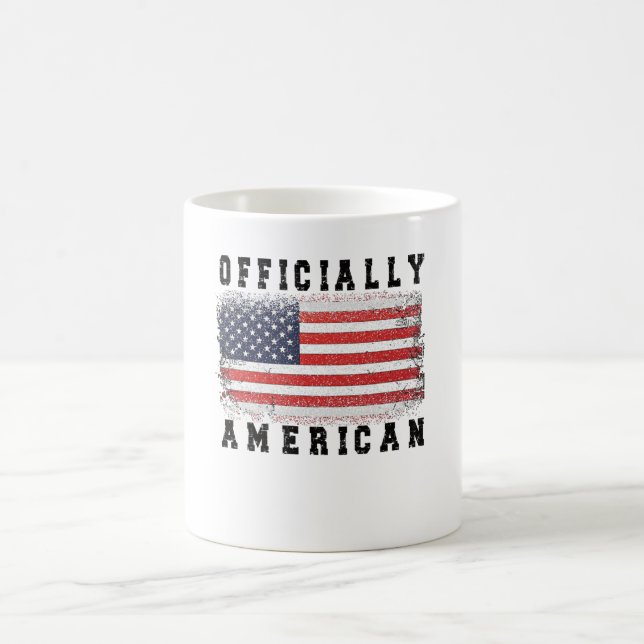 New US Citizen Gift Proud American Citizenship USA Coffee Mug (Center)