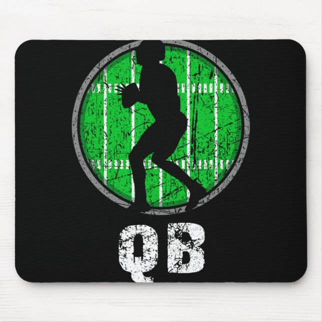New, Usa Football Quarter Back, Nostalgic Nge Vint Mouse Pad (Front)