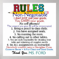 New Version School Teacher's Poster