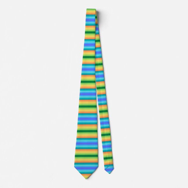 New, vertical colourful abstract rectangle,design, tie (Front)
