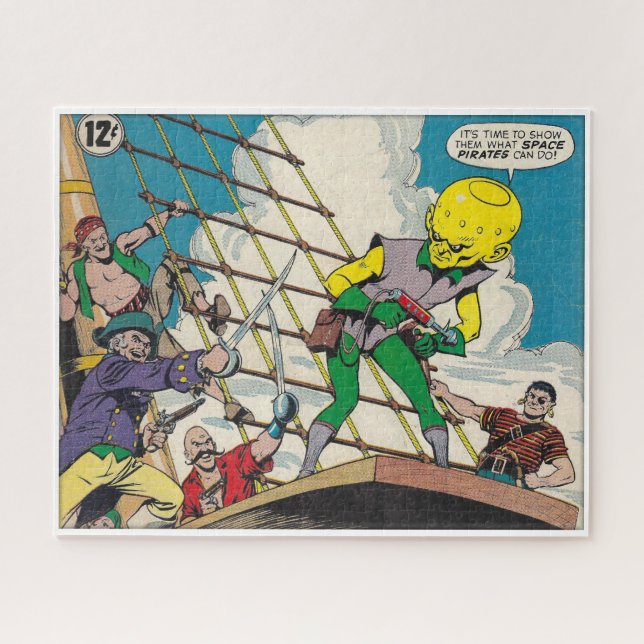 NEW! vintage comic book cover DETAIL Jigsaw Puzzle (Horizontal)