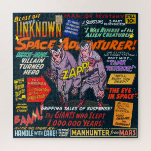 NEW! VINTAGE COMIC BOOK THEME JIGSAW PUZZLE