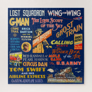 NEW! VINTAGE YOUNG READERS' BOOK THEME JIGSAW PUZZLE