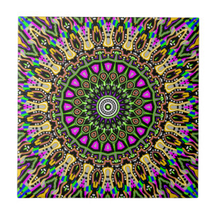 New Vision No 5 Kaleidoscope Tile