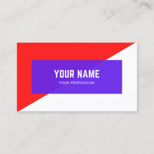 New visiting card design