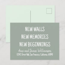 NEW WALLS NEW MEMORIES NEW BEGINNINGS Moving