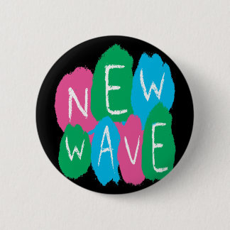 New Wave Graffiti 2 Inch Round Button
