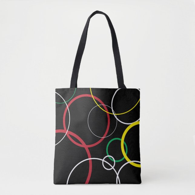 New Wave Rock Colour Tote Bag (Front)