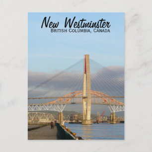 New Westminster Quay Boardwalk and Harbour Postcard