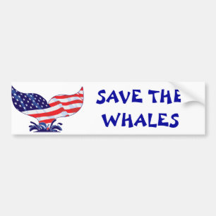 New-Whale-Tail-[Converted] Bumper Sticker