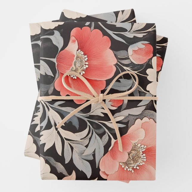 New William Morris  Wrapping Paper Sheet (In situ)