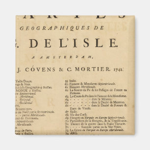 New World Atlas Magnet