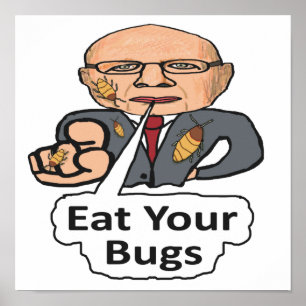 New World Order - Eat Your Bugs Poster