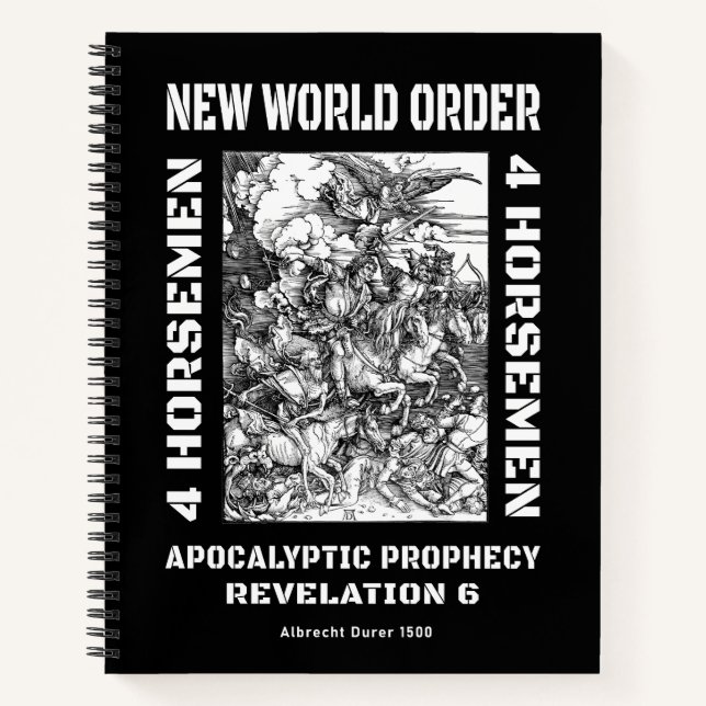New World Order Eschatology Study Chart  Notebook (Front)