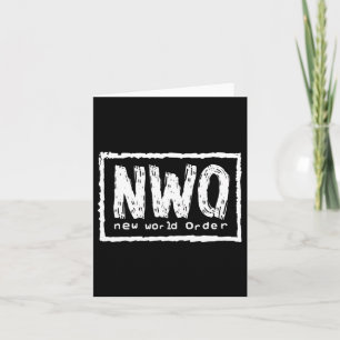 New World Order Funny Tee Halloween Costume 024  Card