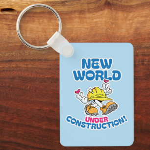 New World Under Construction - JW Volunteer Keychain