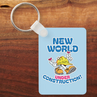 New World Under Construction - JW Volunteer Keychain