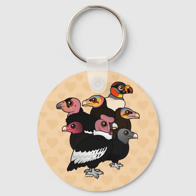 New World Vultures Keychain (Front)