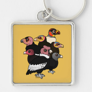 New World Vultures Keychain
