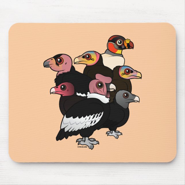 New World Vultures Mouse Pad (Front)