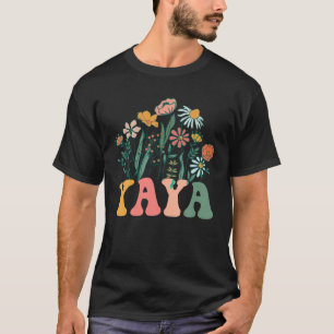 New YAYA Wildflower First Birthday Baby Shower T S T-Shirt