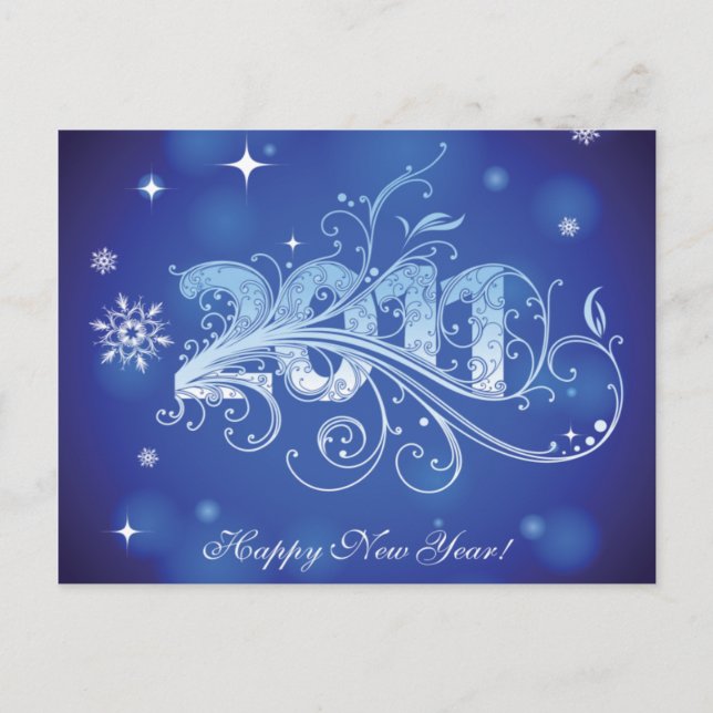 New Year 2011 Postcard (Front)