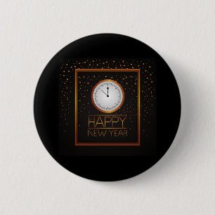 New Year 2021 2 Inch Round Button