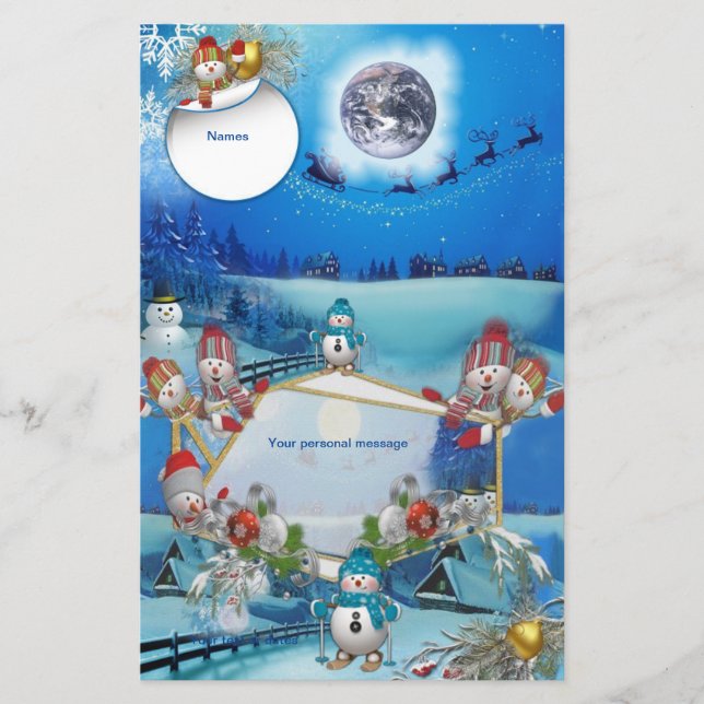 New Year 2023 winter card (Front)
