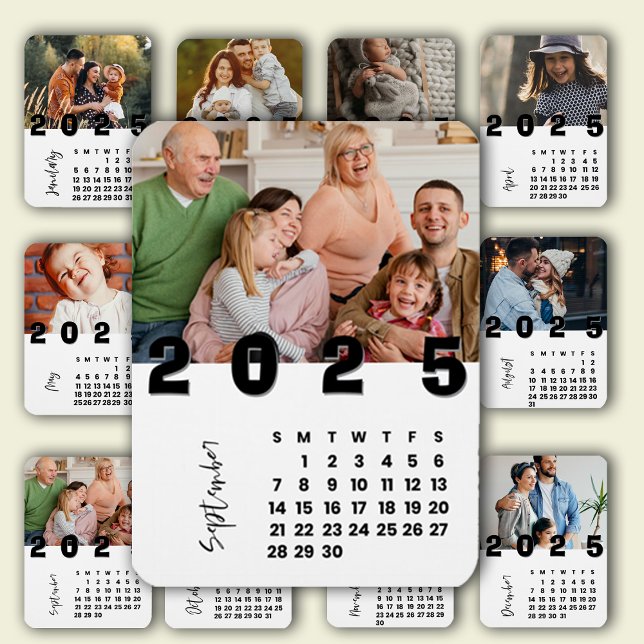 New Year 2025 Calendar September Family Photo Magnet (New Year 2025 Calendar September Family Photo Magnet)