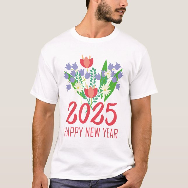 New Year 2025 Celebrations T-Shirt (Front)