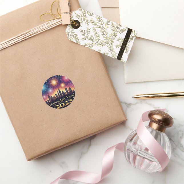 New Year 2025 Fireworks Stickers (Gifting)