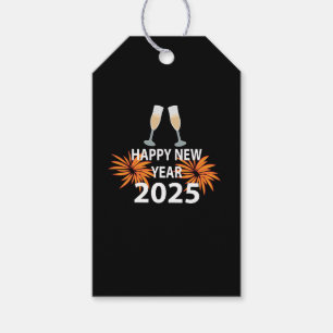 New Year 2025 Happy New Year Gift Tags
