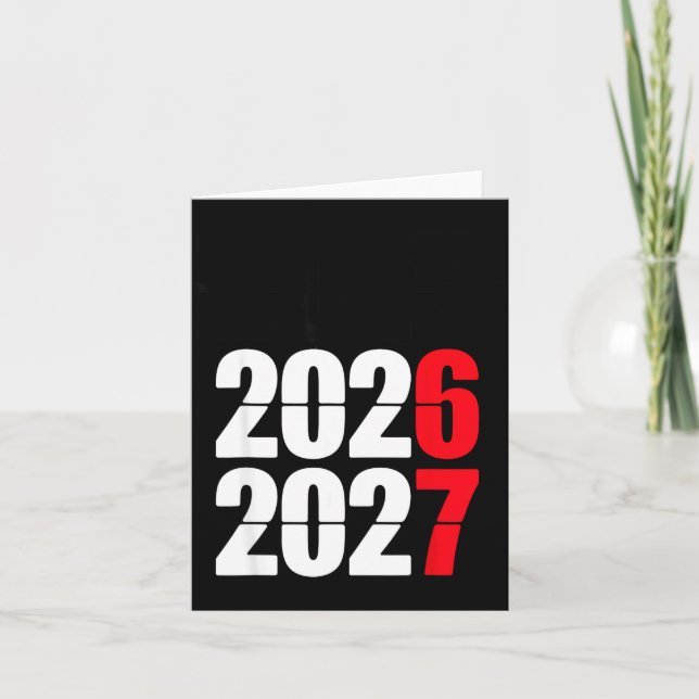 New Year 2026 67 Meme Six Seven Gen Alpha Slang  Card (Front)