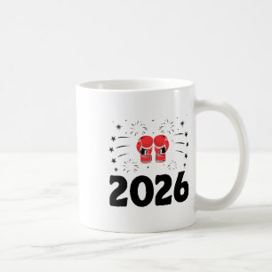 New Year 2026 Boxer Sports Strength Gym Athlete Bo Coffee Mug